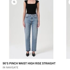 Agolde 90’s Pinch Waist Jeans – Size 26